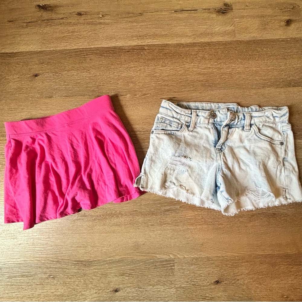 Girls Size Large Shorts and Skort Bundle
